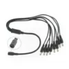 Splitter SAT 8 Vías – Divisor de Voltaje 12V para Cámaras CCTV