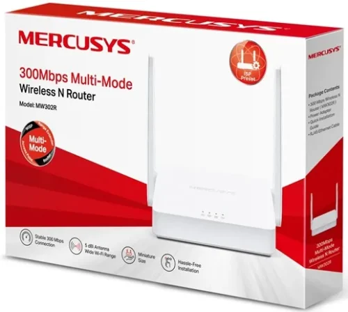 Router inalámbrico N MW302R – 300 Mbps, Multimodo, 2 antenas 5dBi