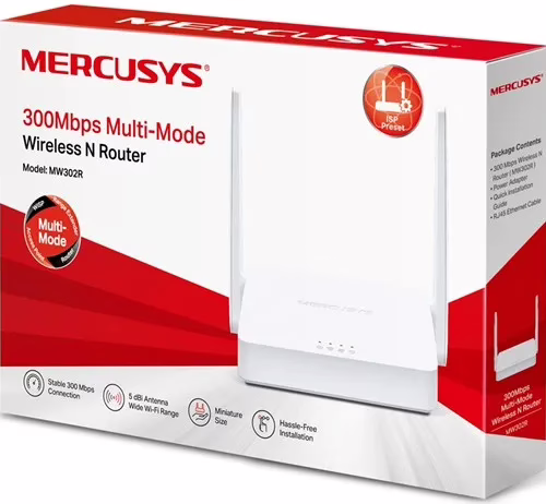 Router inalámbrico N MW302R – 300 Mbps, Multimodo, 2 antenas 5dBi