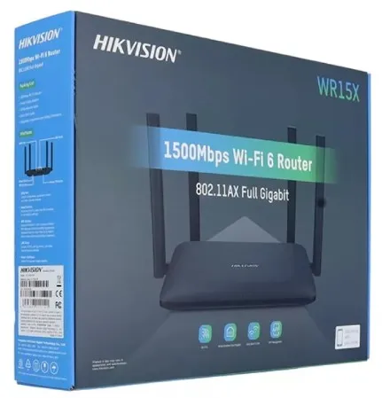 Router Inalámbrico Wi-Fi 6 DS-3WR15X – 1500 Mbps, Doble Banda, Puertos Gigabit, 4 Antenas