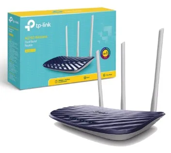Router Wi-Fi TP-Link Archer C20 AC750, Doble Banda, 3 Antenas