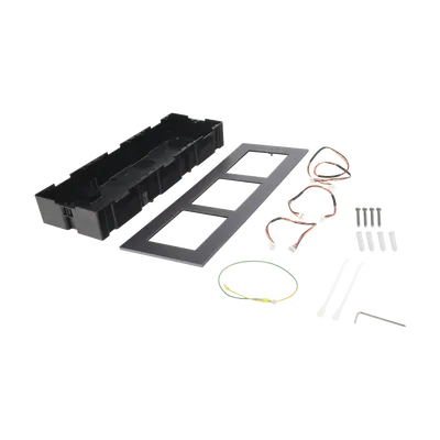 Soporte Video Citofonia 3 Modulos Hikvision Ds-Kd-Acf3 Platico