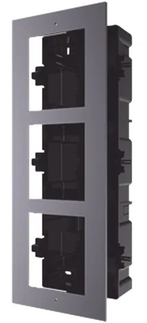 Soporte Video Citofonia 3 Modulos Hikvision Ds-Kd-Acf3 Platico