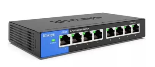 Switch 8 Puertos Linksys 10/100/1000 Lgs108