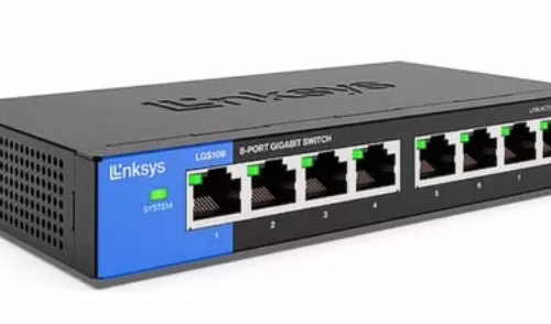 Switch 8 Puertos Linksys 10/100/1000 Lgs108
