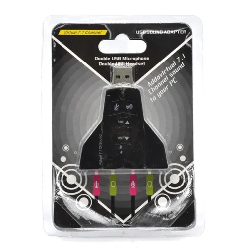 Tarjeta De Sonido Usb 7.1 Jaltech