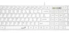 Teclado SlimStar 126 USB Alámbrico Multimedia – Blanco con Teclas de Acceso Rápido