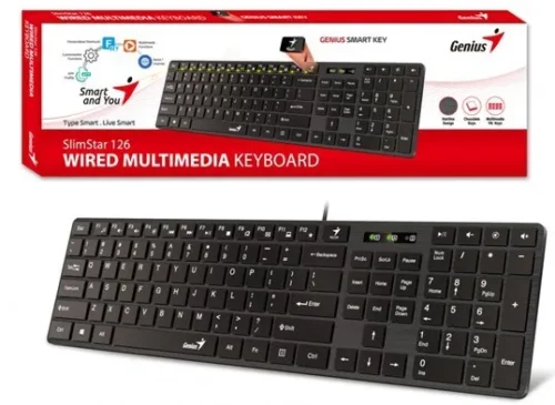 Teclado Genius Slimstar 126 Usb