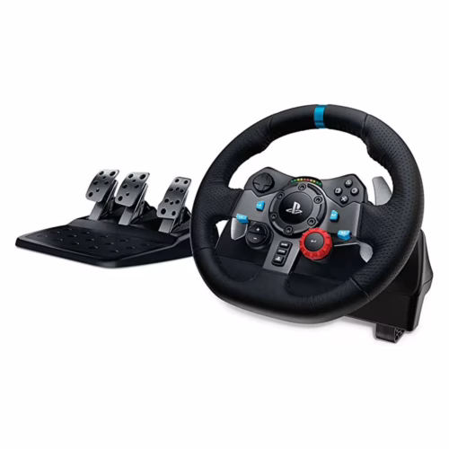 Volante Logitech G920/G29 Driving Force con Pedales – Sistema de Carreras 2,3 Nm