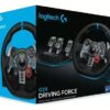 Volante Logitech G920/G29 Driving Force con Pedales – Sistema de Carreras 2,3 Nm