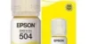 Tinta Epson 504 Amarilla Original