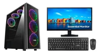 PC AMD Ryzen 7-8700F, 16GB DDR5, SSD 512GB, RX 7600 8GB, Monitor 24", Linux