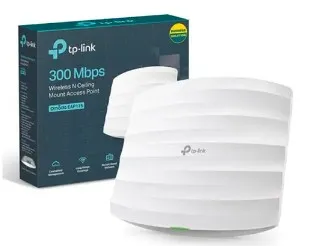 Punto de acceso Wi-Fi de techo TP-Link EAP115 N300Mbps, PoE y gestión en la nube