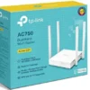Router Wi-Fi TP-Link Archer C24 AC750, Doble Banda, 4 Antenas