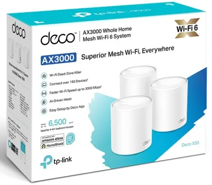 Tp-Link Router Deco X50 3Pack Ax3000