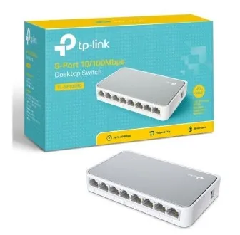 Switch TP-Link TL-SF1008D de 8 puertos Fast Ethernet 10/100 Mbps