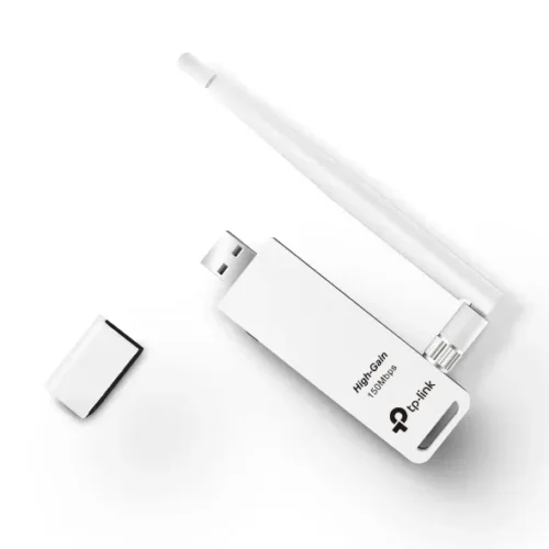 Adaptador USB Wi-Fi TP-Link TL-WN722N 150 Mbps con antena 4dBi