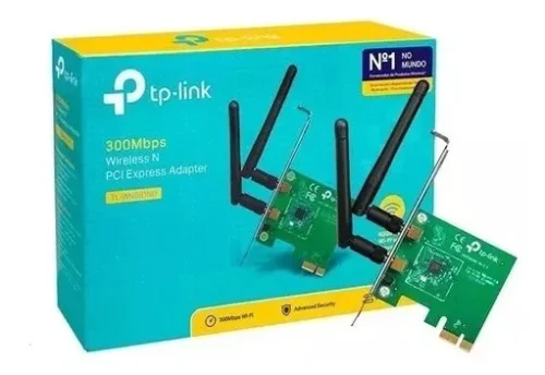 Adaptador Inalámbrico TL-WN881ND PCI Express 300Mbps TP-Link