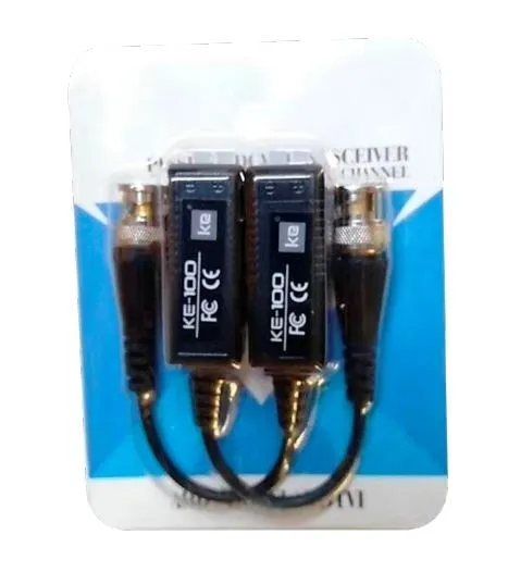 Video Balun MIOKKE KE-100 1080 – Transmisión Estable para Cámaras CCTV, Alta Compatibilidad