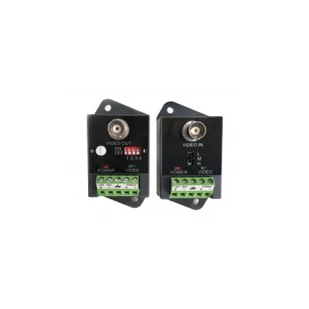 Video Balun Activo UVB004 – Transmisión CCTV de Larga Distancia, Hasta 9000 pies