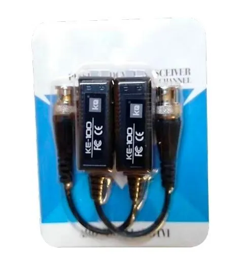 Video Balun MIOKKE KE-100 1080 – Transmisión Estable para Cámaras CCTV, Alta Compatibilidad