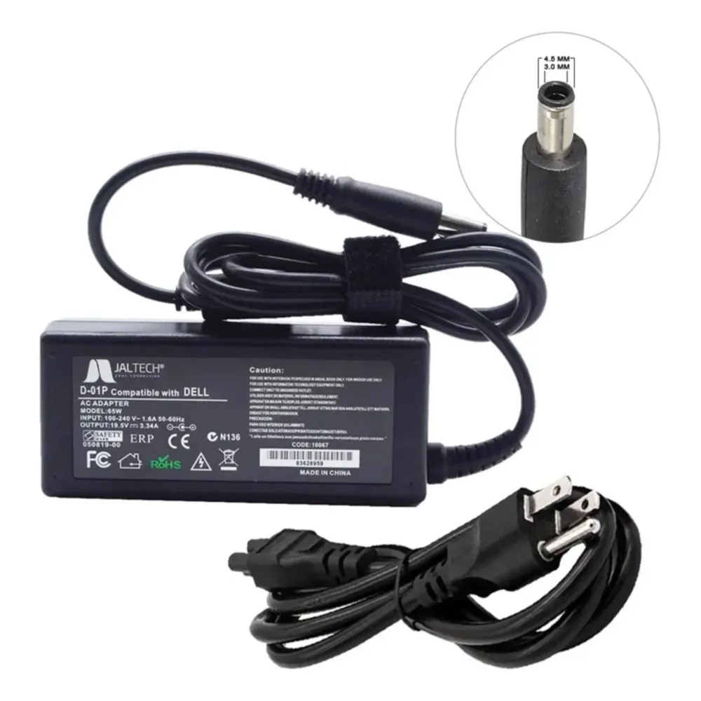 Cargador Dell 19.5 v 2.31 Am Jaltech